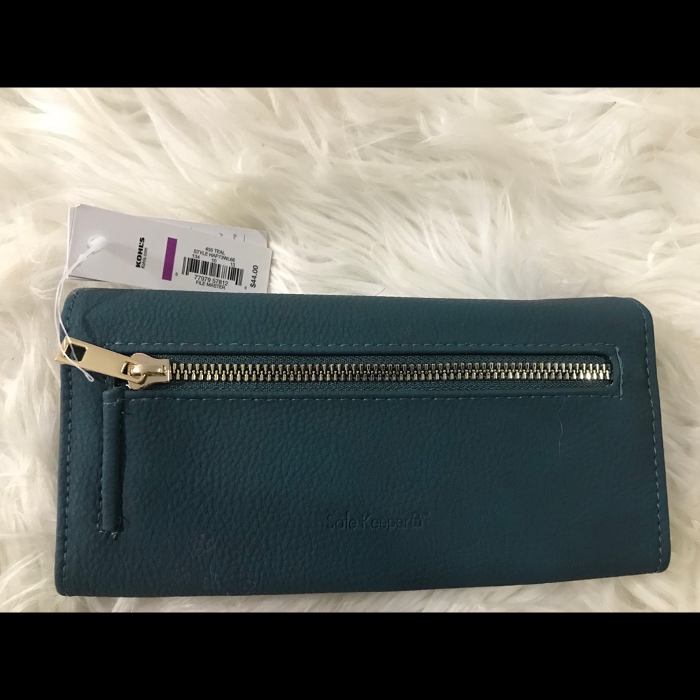 💛 Teal RFID-Blocking File Wallet 💛 - Picture 7 of 7